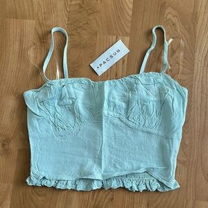 Ruffled Crop Camisole
